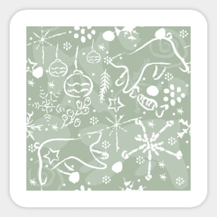 Winter Pattern Sticker